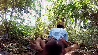 Indian Village Wife Gets Pounded Hard In Jungle During Afternoon