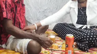 Bengali Wife Gets Drunk Then Rides Her Husband's Dick All Night Long