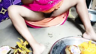 Desi Boudi Milks Palm Tree Then Gets Fucked By Her Devar Outdoors