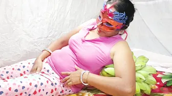 Bengali Boudi Nomita Fucking Her Pussy With Banana From The Kitchen