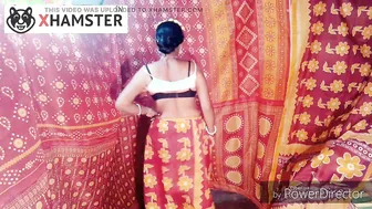 Indian Bhabhi Dancing To Hindi Songs In Wet Clothes Before Fucking