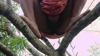 Indian Girl Pissing In The Forest Caught On Camera