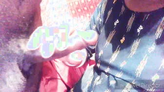 Bengali Wife Enjoying Her Father-In-Law During Husband's Work Shift