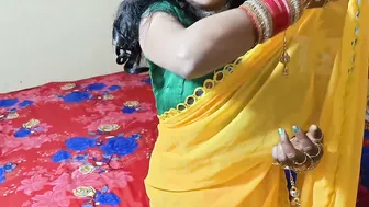 Indian Slut Bent Over Gets Saree Lifted And Fucked Raw At Home