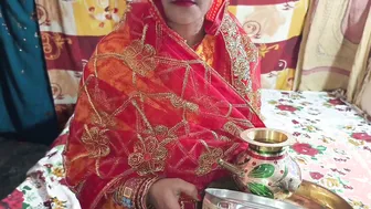 Desi Village Bhabhi Celebrates Karwa Chauth Fucking Devar All Night