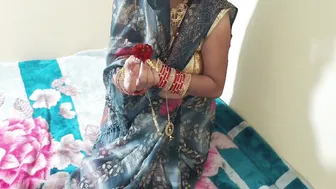 Indian Bhabhi Wishes Devar Happy New Year Riding His Cock Hindi Audio