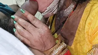 Indian Newlywed Wife Orgasms First Time Riding Cock After Marriage