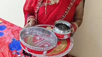 Desi Housewife Gets Railed Hard On Karwa Chauth Night At Home