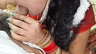 Indian Newlywed Bhabhi Sucks Cock Deep Before Rough Fuck Hindi Audio