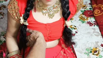 Desi Married Couple Celebrating Anniversary Night With Rough Fucking