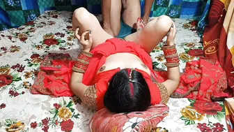 Desi Married Couple Celebrating Anniversary Night With Rough Fucking