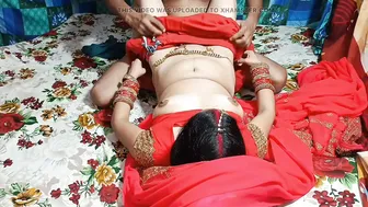 Desi Married Couple Celebrating Anniversary Night With Rough Fucking