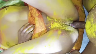 Holi Special Desi Bhabhi Covered In Colors Fucked Hard By Brother-In-Law