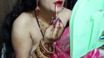 Newly Married Desi Wife Fucked On Karwa Chauth With Hindi Dirty Talk