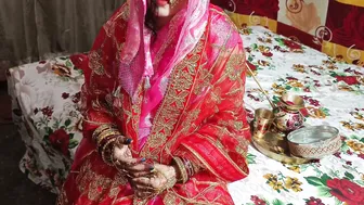 Newly Married Desi Wife Fucked On Karwa Chauth With Hindi Dirty Talk