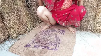 Indian Maid Wife Getting Fucked Hard Outdoors In The Village Compound