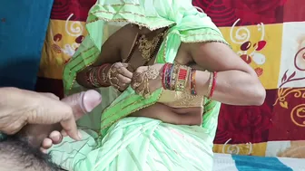 Desi Bhabhi First Time Taking It In Both Holes With Dirty Hindi Talk