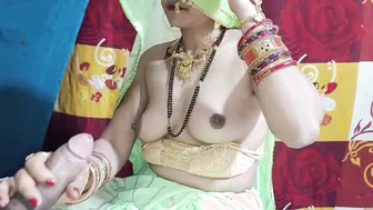 Desi Bhabhi First Time Taking It In Both Holes With Dirty Hindi Talk