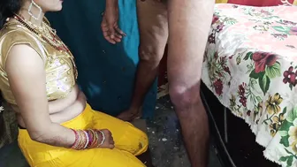 Desi Girl Losing Her Innocence While He Talks Dirty To Her In Bed