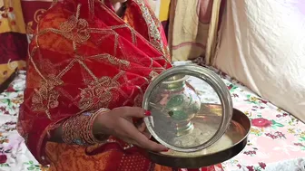 Indian Married Bhabhi Celebrating Karwa Chauth With Brother In Law Sex