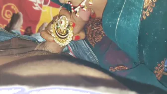 Beautiful Married Desi Woman Gives Blowjob Before Rough Anal Sex
