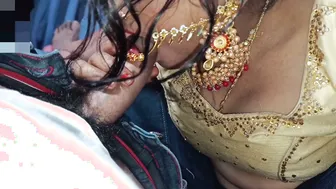 Indian Married Bhabhi Gives Sloppy Blowjob Before Midnight Bedroom Fuck