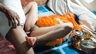Desi Couple Celebrates Karwa Chauth Festival With Passionate Sex