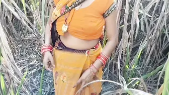 Desi Village Bhabhi Bent Over Outdoors Taking It Doggy Style Hard