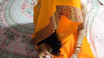 Indian Wife's Smooth Tight Pussy Dripping Wet And Ready To Fuck