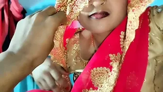 Newly Married Bhabhi Gives Her Man A Sloppy Blowjob In Bedroom