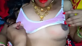 Devar Gropes Bhabhi's Breasts In Room Then Pounds Her On The Bed Hard