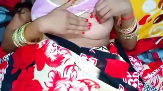 Devar Gropes Bhabhi's Breasts In Room Then Pounds Her On The Bed Hard