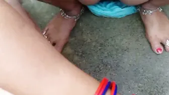 Desi Village Girl Caught Pissing In Bathroom And Drilled On The Spot