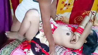 Indian Newlywed Bhabhi Gets Pounded Hard On Her Wedding Night At Home