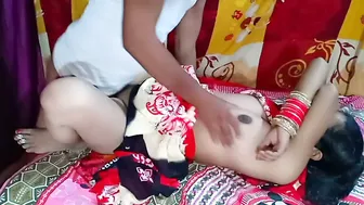 Indian Newlywed Bhabhi Gets Pounded Hard On Her Wedding Night At Home