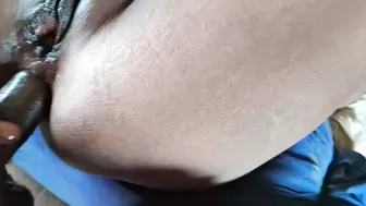 Desi Wife Bent Over Taking It Deep In Her Ass From Her Husband
