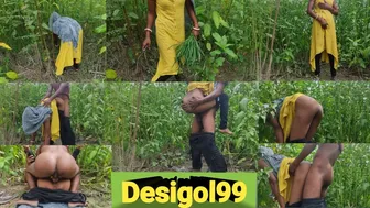 Young Village Boy Fucks Indian Woman's Pussy Hard In The Forest