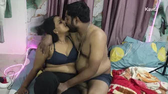 Desi Kavita Getting Her Tits And Ass Slapped During Doggystyle Fuck