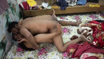 Indian Wife Kavita Moaning Loud While Father In Law Pounds Her Pussy