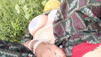 Indian Village Girl Bent Over And Fucked Rough Outdoors In The Jungle