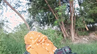 Indian Village Girl Bent Over And Fucked Rough Outdoors In The Jungle