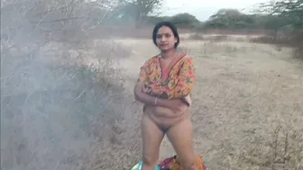 Desi Bhabhi In Punjabi Suit Getting Drilled Hard In Forest Hideout