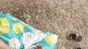 Desi Bhabhi In Punjabi Suit Getting Drilled Hard In Forest Hideout