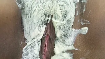 Indian Guy Shaves His Bhabhi's Pussy Bare Before Drilling Her Wet Hole