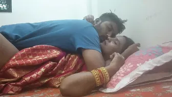 Indian Newlyweds Fucking Hard On Their Wedding Night In Hotel Room