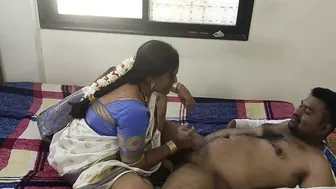 Indian Marathi Kavita Bhabhi In Saree Getting Drilled By Her Boyfriend