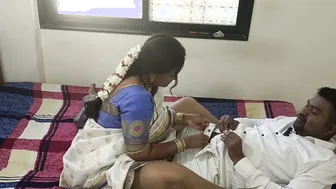 Indian Marathi Kavita Bhabhi In Saree Getting Drilled By Her Boyfriend