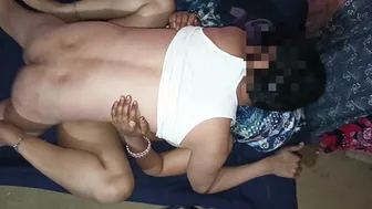 Indian Wife Jerking Off Her Husband On Their Bed Until He Finishes Hard