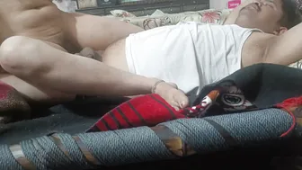 Indian Bhabhi Moaning Loud During Rough Afternoon Bed Session At Home
