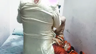 Indian Newlyweds Enjoying Their First Night Together In Bedroom Part One